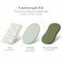 Coreeky 3 Pack 100% Muslin Changing Pad Covers for Girl, Boy, Soft Cotton Changing Table Cover, Breathable Baby Nursery
