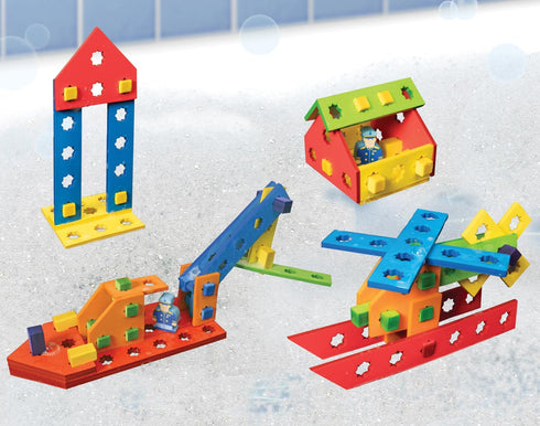 Set Sets BathBlocks STEM Floating Construction Bath Construction Toys Bath Building Toys Bath Building Toys Bath