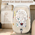 2-in-1 2 Infant Car Seat Insert, Upgraded Newborn Carseat Insert, Breathable & Soft Baby Car Seat Head Support