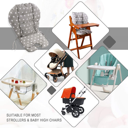 Tuciyke High Chair Cushion,High Chair Pad,Baby High Chair Seat Cushion Liner Mat Padding Cover Protection Pad for Baby