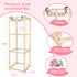 200 Fuilee Extra Large Stuffed Animal Storage for Corner Organizer,Premium Wooden Material with Elastic Cord Hold Up