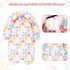 2 1 SWESEN Baby Car Seat Head Support, Super Soft in Infant Car Seat Insert, Reversible Newborn Car Seat Insert Cushion