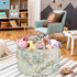 Drekrid Sailboat 19.4"x13.3" Large Storage Baskets - Vintage Nautical Nursery Round Collapsible Organizer Bin Box