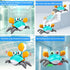 Plnmlls Toy,Tummy 6-12 12-18 36 Crawling Crab Baby Time Toys,with Music and LED Light,Built-in Rechargeable Battery