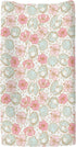Summer 32''16'' Boho Mermaids Floral Changing Pad Covers for Baby Girls Boys Beach Seashells Conch Tropical Flowers