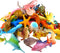 Ocean Sea Animal Toy Set, 52 Pack Assorted Mini Vinyl Plastic Animals, Realistic Under The Sea Life Figures for