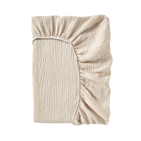 DONOMILO Muslin Changing Pad Cover,Ultra Soft Breathable Diaper Changing Table Cover for Baby Boys Girls,Neutral Fitted