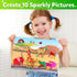 Vinlon Foil Fun Arts and Crafts Kits for Kids, Mess Free Travel Activities Toys for Ages 4-10