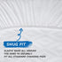Organic Cotton Changing Pad Cover, 2 Pack Jersey Knit Super Soft & Stretchy Cradle Sheets for Baby Boys Girls, 32" x 16"