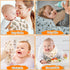 Accmor Muslin Baby Bandana Drool Bibs for Teething & Drooling, for Boys & Girls