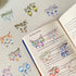 LOOGFDC 50PCS Watercolor String Light Stickers - Transparent PET Waterproof Lantern Decals for DIY Crafts, Journals