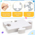 Sonwyoung 30 (8 9 Inch) Pcs Large White Blank Puzzle Pieces Bulk to Draw on Make Your Own Jigsaw Puzzle Pieces Giant