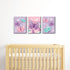 7.5 10 inches Set 3 Big Dot of Happiness Beautiful Butterfly - Floral Nursery Wall Art and Kids Room Decor - x
