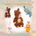 Hanaive 4 Pcs 4 Inch Mini Baby Dolls with Animal Clothes, Cute Tiny Babies Gifts for Kids Birthday (Cute Style)