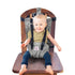 Harness Seat for Baby High Chair - Safety Accessory for Feeding, Must Have for Travel Essentials (Grey)
