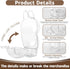 LDNMILES Clear Figure Display Case Compatible with LABUBU Have a Seat Plush Toy, Protective Cover