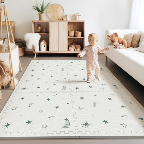 Baby Foam Play Mat, PIGLOG 72x48 Baby Crawling Mat, Floor Mats for