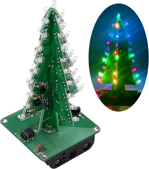 Electronic DIY Kits Christmas Tree Soldering Practice Kit, DIY Soldering Project for Teens Kids Adults