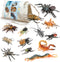 Volnau Insect Toys Figurines 13PCS Bug Figure Pack for Kids Educational Decorations, Cicada Toy, Plastic Model