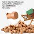 Wondertoys 170 Pieces Wood Logs Set - Classic Building Log Toys for Ages 3+, Creative Engineering Educational Gifts