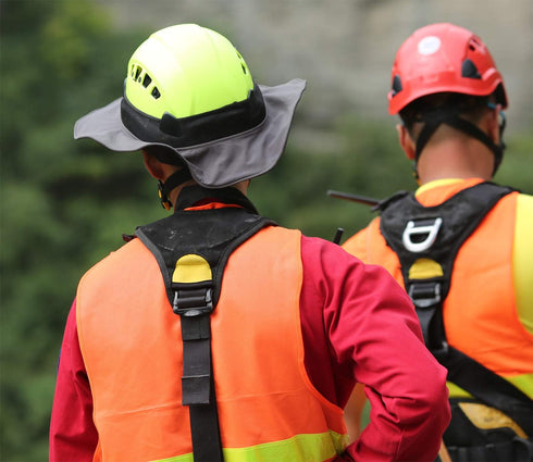4th of July Decorations, Climbing Helmet Sun Hat, Safety Helmets Sun Protection Accessories for High-Altitude Workers