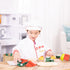Set (8-Pc) 3+ Melissa & Doug Chef Costume, Pretend Play Dress Up Chef's Jacket, Hat, & Accessories, Role Play Toys