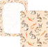 SEHANY 52"x28" Cute Easter Rabbits Fitted Crib Sheet - Soft Breathable Cotton Baby Crib Sheets for Standard Crib