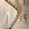 Gunnaicat Double Layered 100% Cotton Muslin Baby Blanket Ultra-Soft 40x40 Inch Swaddling Nursery