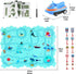 3-5 3 4 5 6 New Plastic Puzzles for Kids Ages with A Cute Vehicle, Toddler Puzzles Gift, Critical Thinking Educational