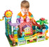 XYNGU Kid Marble Run Building Blocks with Elevator Spiral Lift,Gift Toy Bricks Marble