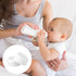 BOXOB 4pcs Travel Bottle Caps for Dr Brown & Medela Bottles, BPA Free Narrow Baby Bottle Lids Replacement No Leak