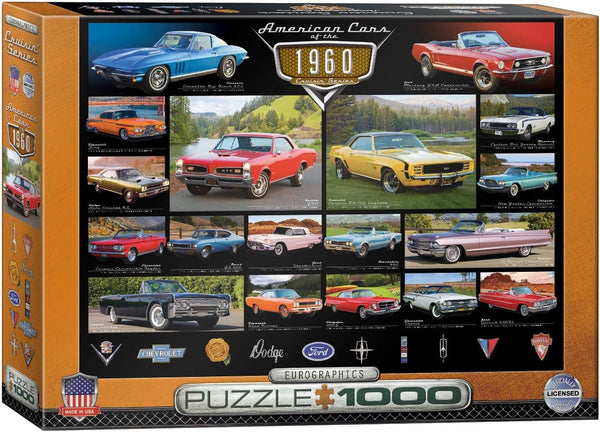 EuroGraphics 1960's Cruisin' Classics 1000-Piece Jigsaw Puzzle