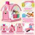 1 12-18 1st 1,2,3 Montessori Toys for Year Old Girl Gift, Musical Learning House with Lights & Sounds, Interactive