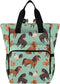 SUABO A Seamless Of Horese Pattern Baby Diaper Bag Backpack Large Bag Waterproof