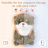 Microwavable Stuffed Animal, Heatable and Coolable Otter, Heated Stuffed Animals for Cramps & Pain Relief