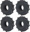 1.0 Inches Mud Tires 4pcs - 62mm Rubber Crawler Wheel Tires for 1/18 TRX4M, 1/24 Axial SCX24, Deadbolt, C10, JLU