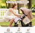 Mini Nomad 7PCs Packing Diaper Bag Organizer Pouches for Baby Kids Travel Essential Storage, Large Waterproof
