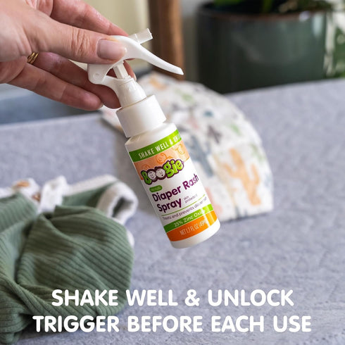 (3 Pack) 1.7 oz Boogie No-Rub Diaper Rash Spray - fl - Diaper Cream Spray for Infants and Babies - Touch-Free