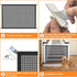 Dog Gate for Stairs, Pet Gates for The House: 29 inches Tall, 41 inch Wide Dogs Screen Mesh Gate for Doorways