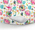 Summer Pink Flamingo Toucan Tropical Fruits Baby Nursing Pillow Covers for Boy Girl Colorful Birds Leaves Nursing