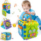 Activity Cube Baby Toys for 6 to 12 Months, Early Educational Music Light Up Play Center for 1-3 Years
