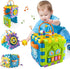Activity Cube Baby Toys for 6 to 12 Months, Early Educational Music Light Up Play Center for 1-3 Years