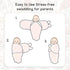 0-3 2-Pack Baby Swaddles for Newborn Organic Cotton,Soft & Snug Newborn Velcro Swaddle Months Sleep Sack Helps Calm