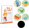 Potty Training Seat Magic Sticker - Dinosaur Color Changing Toilet Targets, 5 Pack with Free Potty eBook