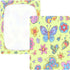 Bseiialft 52 28 Colorful Butterflies Flowers Cute Crib Sheets for Boys Girls Soft and Breathable Cotton Baby Sheets