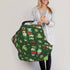 Schgap Merry Christmas Car Seat Covers for Baby, Nursing Cover Breastfeeding Baby Carrier Covers Carseat Canopy
