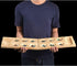 Set 72+8 Package AMEROUS Wooden Mancala Board Game - Upgraded Larger Size - Bonus Multi Color Glass Stones - Folding