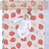 Selgkds 52''x28'' Summer Cute Strawberry Daisy Baby Crib Sheets for Boy Girl Red Strawberries Floral Soft Snug Fitted
