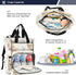 YANENDIE Backpack, Backpack Backpack Cute Looking Goose Diaper Bag Unisex Travel Baby Diaper Bags with Stroller Straps