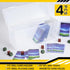 15 35 Pieces Acrylic Card Holder Screw Trading Card Protector PT Clear Protectors for Baseball Football Sports Game